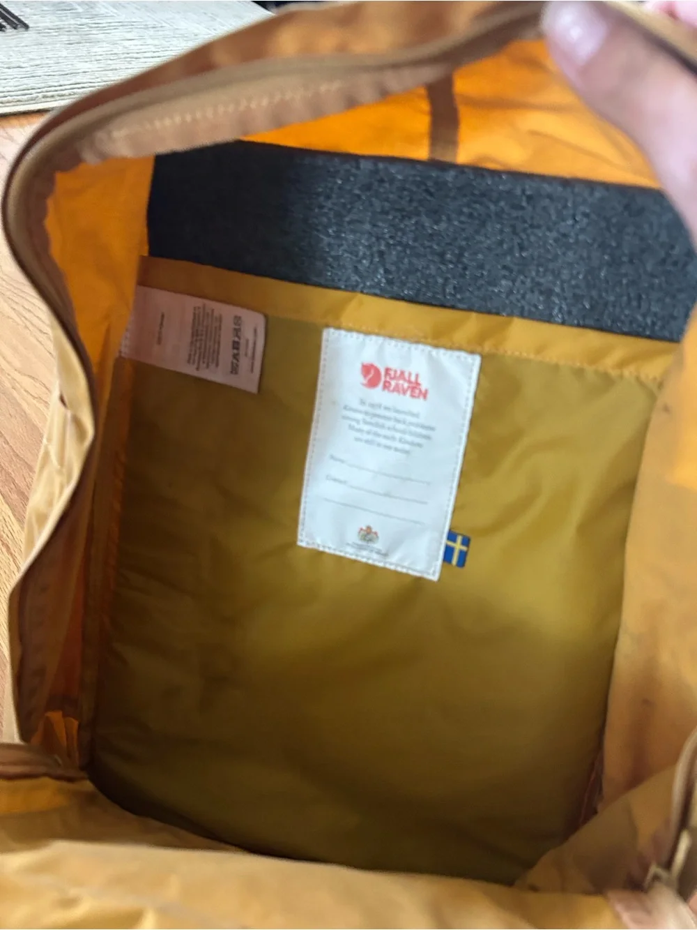 Kånken Men's Mustard Yellow Backpack
